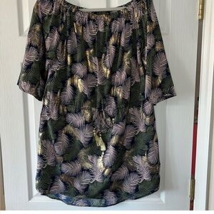 Blue Island dress Resortwear Vacation- size large. JJ